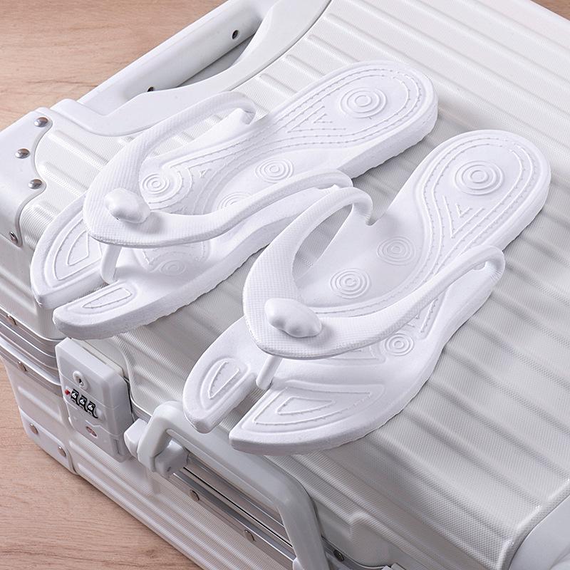 Damen Faltbare Rutschfeste Reisehausschuhe für Schwimmen, Strand und Geschäftsreisen