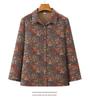 Grandma-Style Lightweight Lapel Cardigan for Middle-Aged and Elderly Women