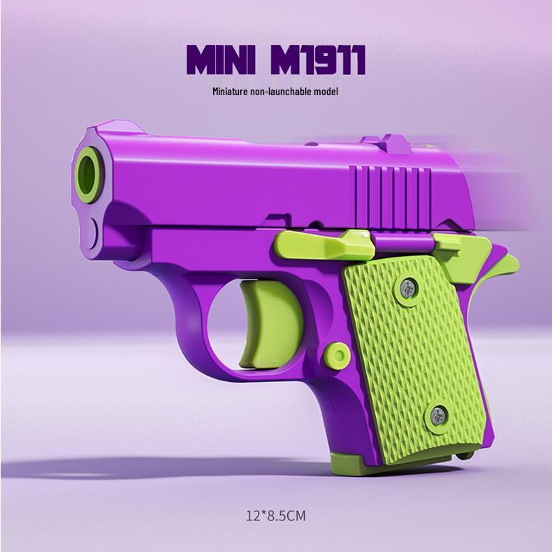Carrot Gun 1911 Toy: Hot-Selling 3D Printed Decompression Handgun