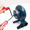 Ruční klika pro domácnost Kovářský dmychadlo Manuální vaření BBQ Ventilátor Vzduchový ventilátor Manuální Kovářský vzduchový dmychadlo pro venkovní použití