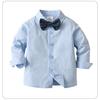 Completo Festa di Compleanno per Bambino Maschio Primavera/Autunno 2025: Set Camicia a Maniche Lunghe, Gilet e Pantaloni