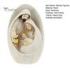 Holy Family Sculpture Resin Figurine Nativity Advent Statue Joseph Virgin Mary Desktop Birth of Jesus Home Office Decoration Ornament Scene