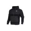Sweatshirts Men's Black Hooded Moderate Cardigan DC4114-010
