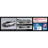 Aoshima Movie Mechanics No.13 Back to the Future Pullback Part.3 Time Machine 1/43 Scale Model Kit, Silver