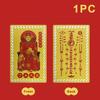 2027 Tai Sui Feng Shui Prayer Card Gold Foil Exorcism Protection Safe Lucky  for Office Desk Car Decor Souvenir Gift