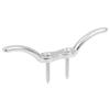 X AUTOHAUX Boat Flagpole Cleat Hooks 10 Mount Skew 316