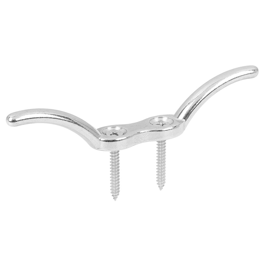 X AUTOHAUX Boat Flagpole Cleat Hooks 10 Mount Skew 316
