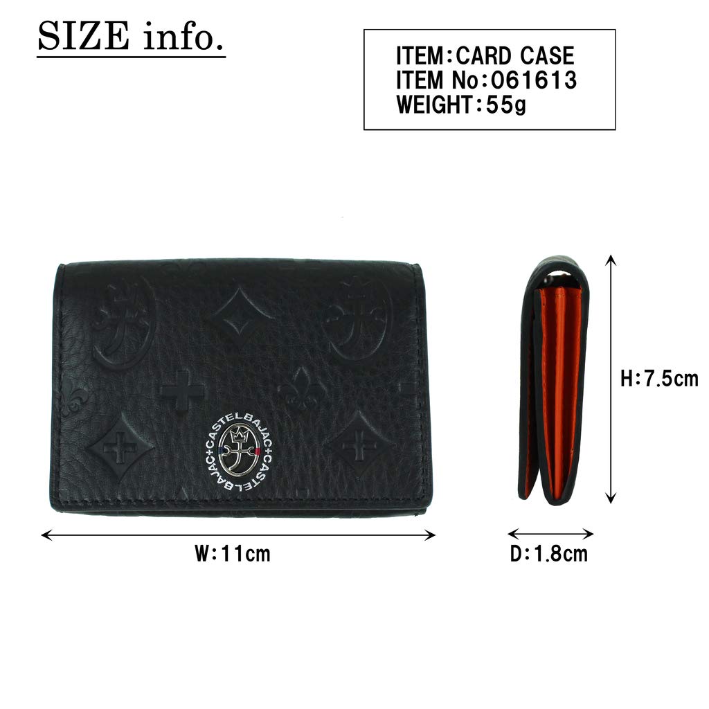 Castelbajac Card Case Marcel 061613 Black