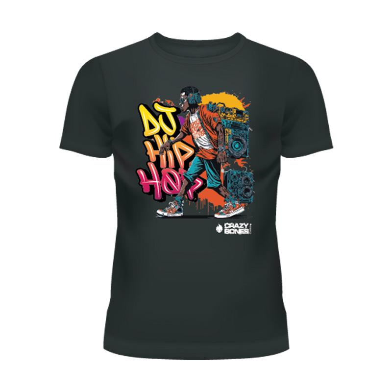 

Летняя Музыка Скелет Рок-группа Граффити Принт Ретро Свободная Мужская Женская Футболка с Коротким Рукавом 6xl