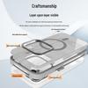 Funda Magnética para iPhone 17 Pro Max con Acabado Mate tipo Piel y Soporte, Compatible con Lente Apple 16/15/13