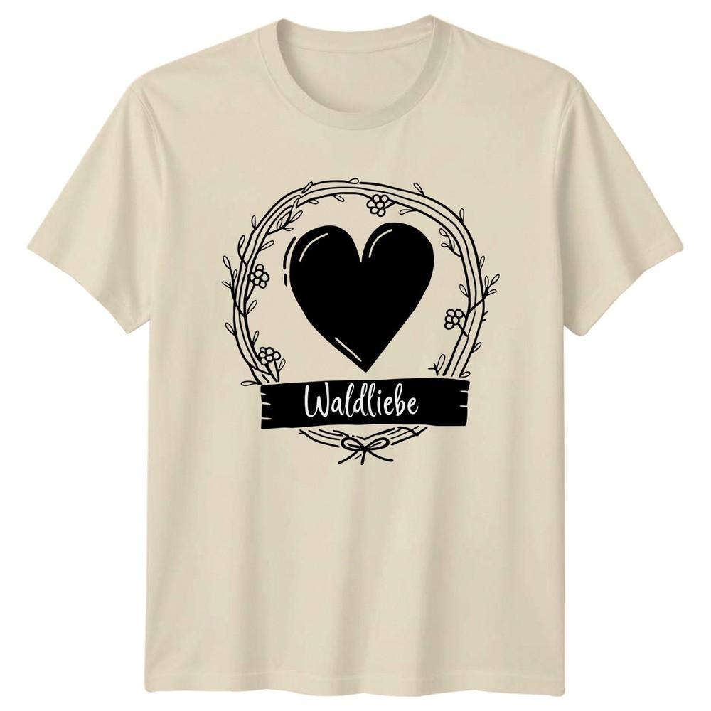 Waldliebe TShirt Woodland Nature Birthday Gift For Him And Her