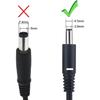 4.5 x 3.0 mm Right Angle 90-Degree Power Adapter Connector Converter for Dell Latitude; XPS; Vostro Laptop AC Charger Cord - 1 pcs