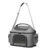 CHINSUKIDA Cat Small Dog Carrier Pet Soft Carry Large Cat Bag with for Travel Carrier, Bag, Case, Foldable, Carry-on Mat, 3-Way, (Gray)