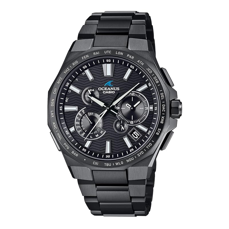 

[Casio] watch Oceanus []CLASSIC LINE Bluetooth equipped model radio solar sapphire glass OCW-T6000B-1AJF men s black