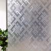 1 Roll Opaque Frosted Diamond Grid Window Film & Sticker, Static Adsorption, Heat - Control, Removable for Bedroom/Bathroom/Door Windows