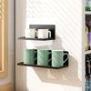 Kitchen Fridge Organizer Rack Magnetic Refrigerator Storage Shelf Wall Mounted Spice Rack Punch-Free Hanging Water Cup Holder