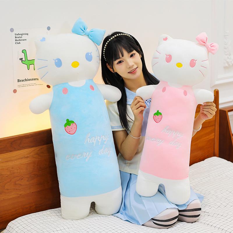2025 Cylinder Cat Plush Pillow Toy for Girls