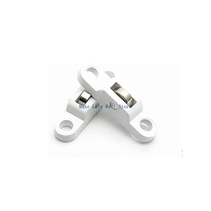 10PCS Sliding Door Roller Cabinet Coppers Caster Wheel Plastic Window Sliding Door Bearing Rollers Furniture Hardware China Mainland