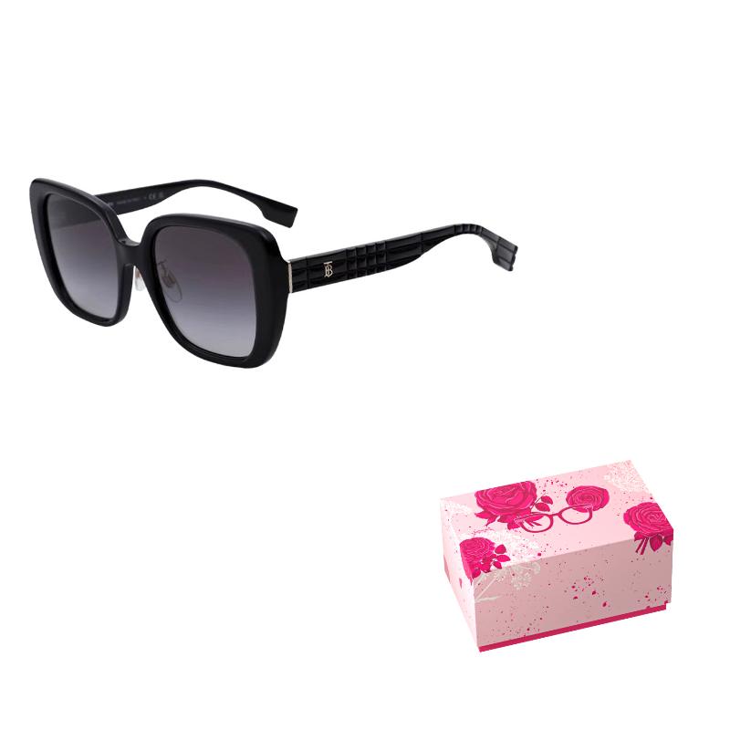 Burberry B. LOLA 4371F Holiday Travel Sunglasses Plate Frame Square Sunglasses Women's