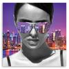 Canvas Print, Pop Art Woman In New York