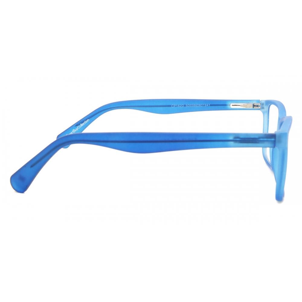 Full Rim Square Frosted Light Blue Smartbuy Collection Polly Cp162d Fashion Unisex Eyeglasses