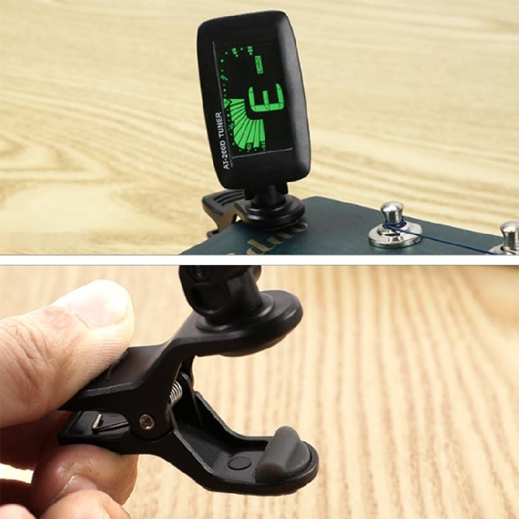High Accuracy Clip On Tuner for Acoustic Instruments With Easy Read LCD and Fast Calibration Technology