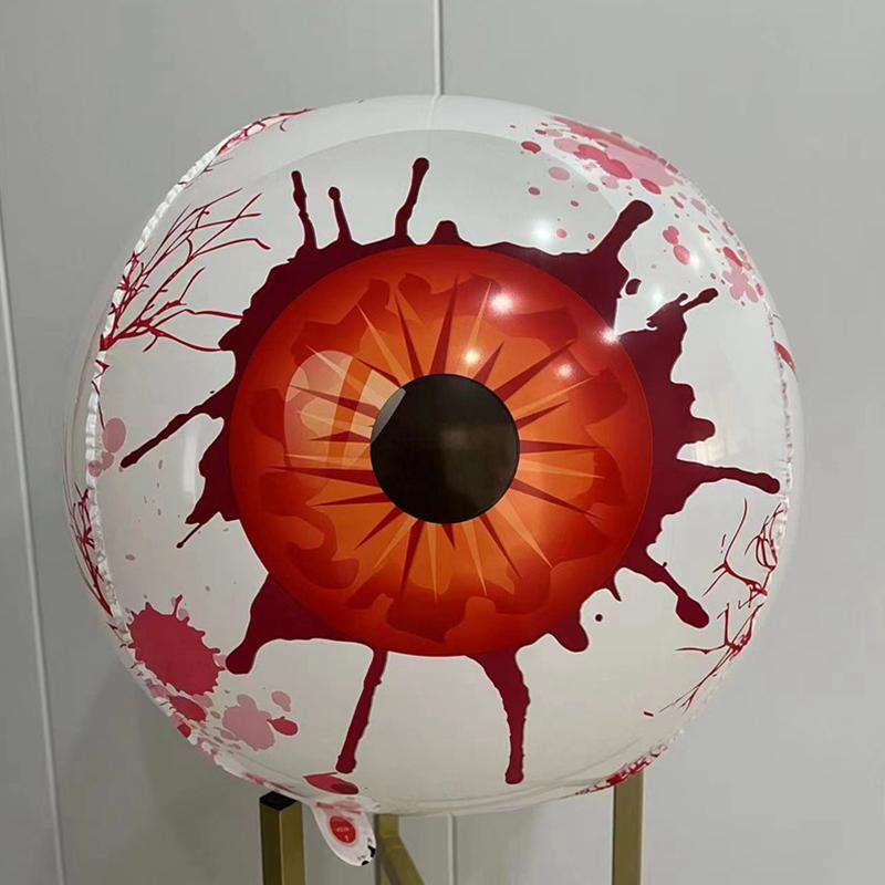 

2/4 шт. Форма глазного яблока Темный стиль Хэллоуинские украшения Реквизит для создания хоррор-сцены Фестивальные украшения 22 дюйма 2PCS красный
