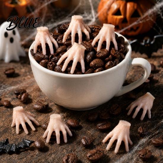 Realistic Crawling Hand Props Halloween Mini Ornaments Palm Decor Props Spooky Ornaments Horror for Haunted House Party Micro Landscape Vase