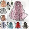 1Pcs Chiffon Georgette Silk Scarf Elegant Bandana Scarf Durable Headband Shawl Summer Beach