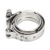 2.25in V Band Stainless Steel Clamp with 2 Flange for Turbo Exhaust Downpipe