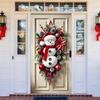 Christmas Door Hangers Snowman Theme Holiday Party Decorations Popular Door Frames And Banners For Festive Home Decoration