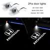 Honda Car Door Welcome Lights Projector Lamps Accessories For Civic FIT Accord Prelude CRV 5th City CRZ CRX Jazz HRV Pilot Vezel aja256