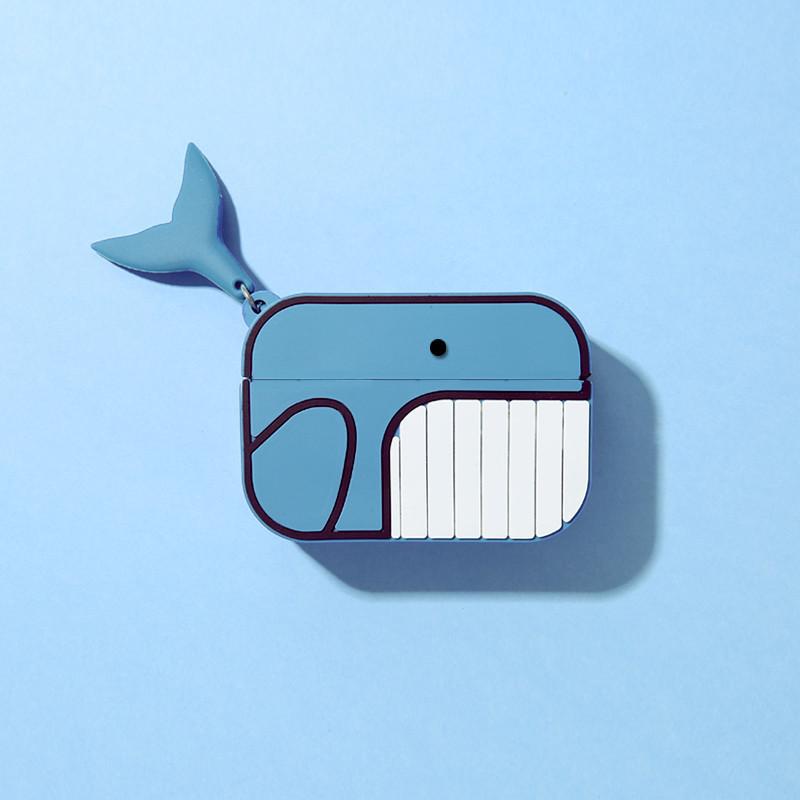 Whale Clown Apple AirPods Pro1/2/3rd Generation Shark Bluetooth New Third Generation Headset Case Applicable