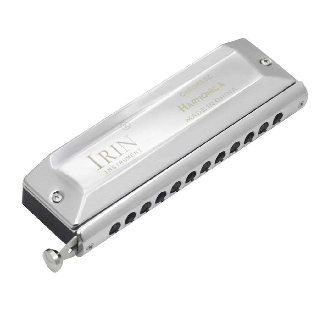 Cheap IRIN 1248 12hole 48tone chromatic harmonica beginner playing