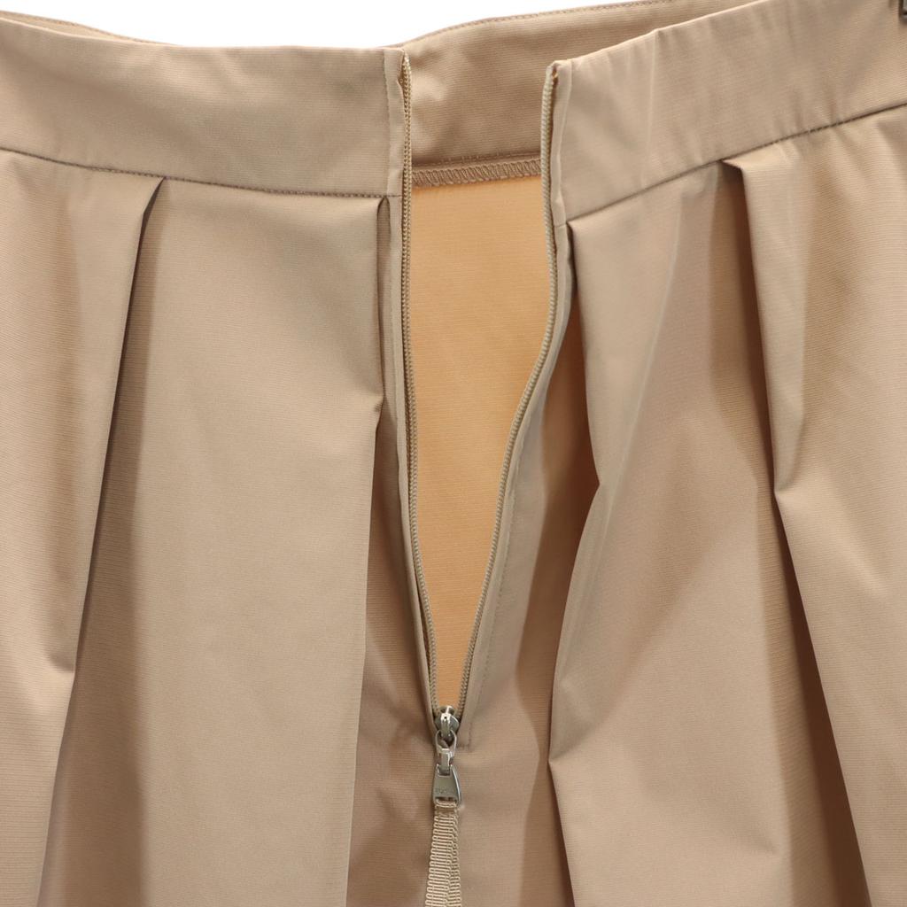 FOXEY NEW YORK Made In Japan Mimole Length Flare Skirt 40 Beige Women Used