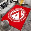 Red Shield Emblem Design suitable as a non-slip mat for the living room or bedroom sofa