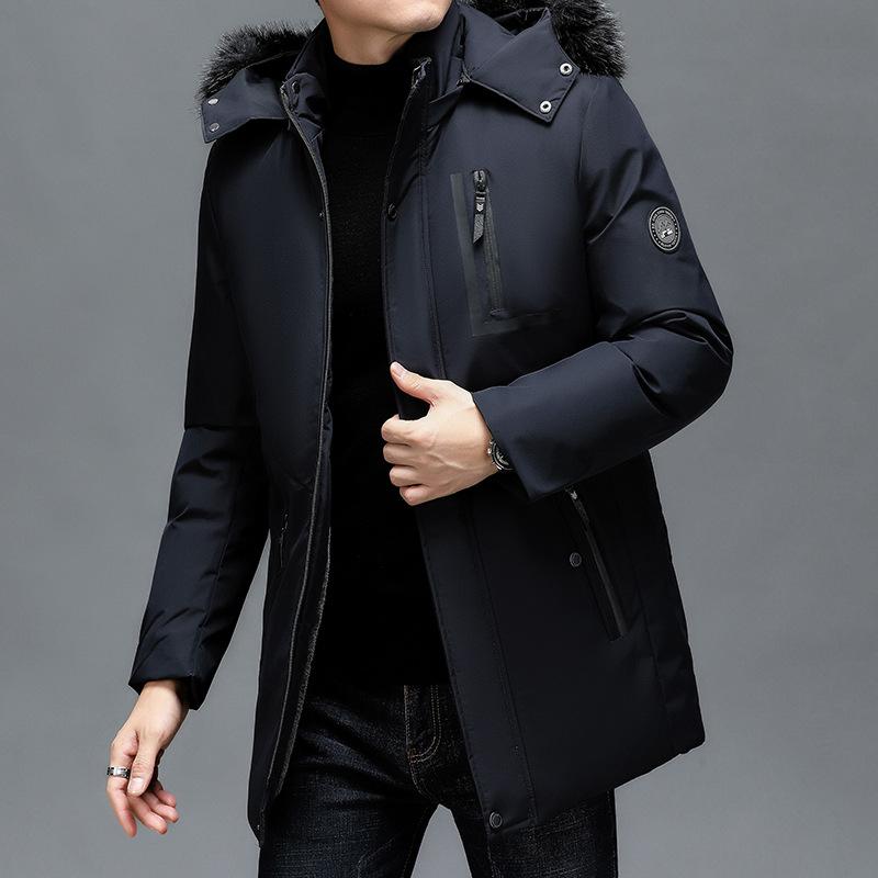 

Осенне-зимняя мужская бархатная куртка мужская куртка для людей среднего возраста мужская повседневная утолщенная верхняя часть мужское хлопковое пальто с лацканами 5XL