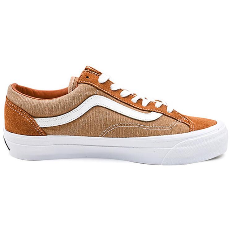Vans LX Old Skool 36vt Comfortable Soft Low-Top Skate Shoes Unisex Sneakers Brown VN000D57TBR