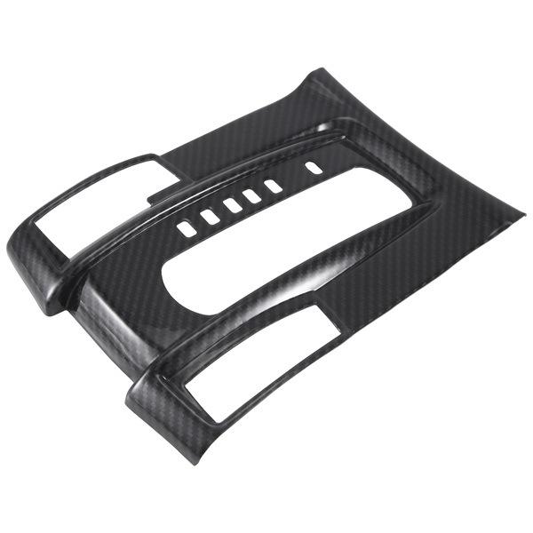 Carbon Fiber ABS Car Center Console Gear Shift Cover - 1 Piece
