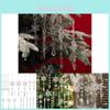 18pcs Transparent Acrylic Christmas Icicle Ornaments Ideal For Festive Winter Decor