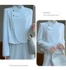 2024 Early Spring Chinese Style Silk Satin Petite Suit Jacket