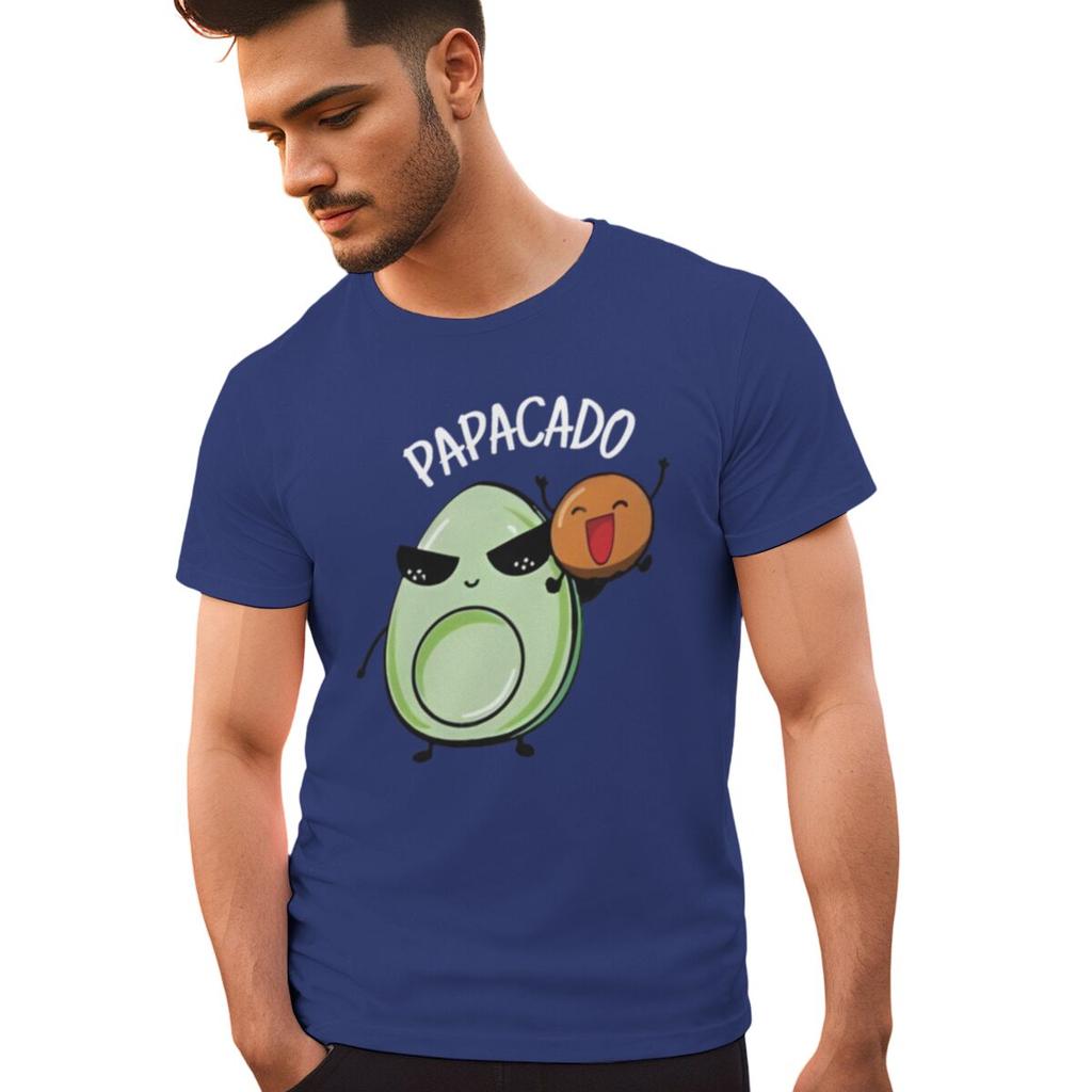Cartoon Papacado Mamacado Print Couple Matching Tshirt Valentines Day Gifts Women Men Fun Avocado Tees Fashion Lovers Tshirts