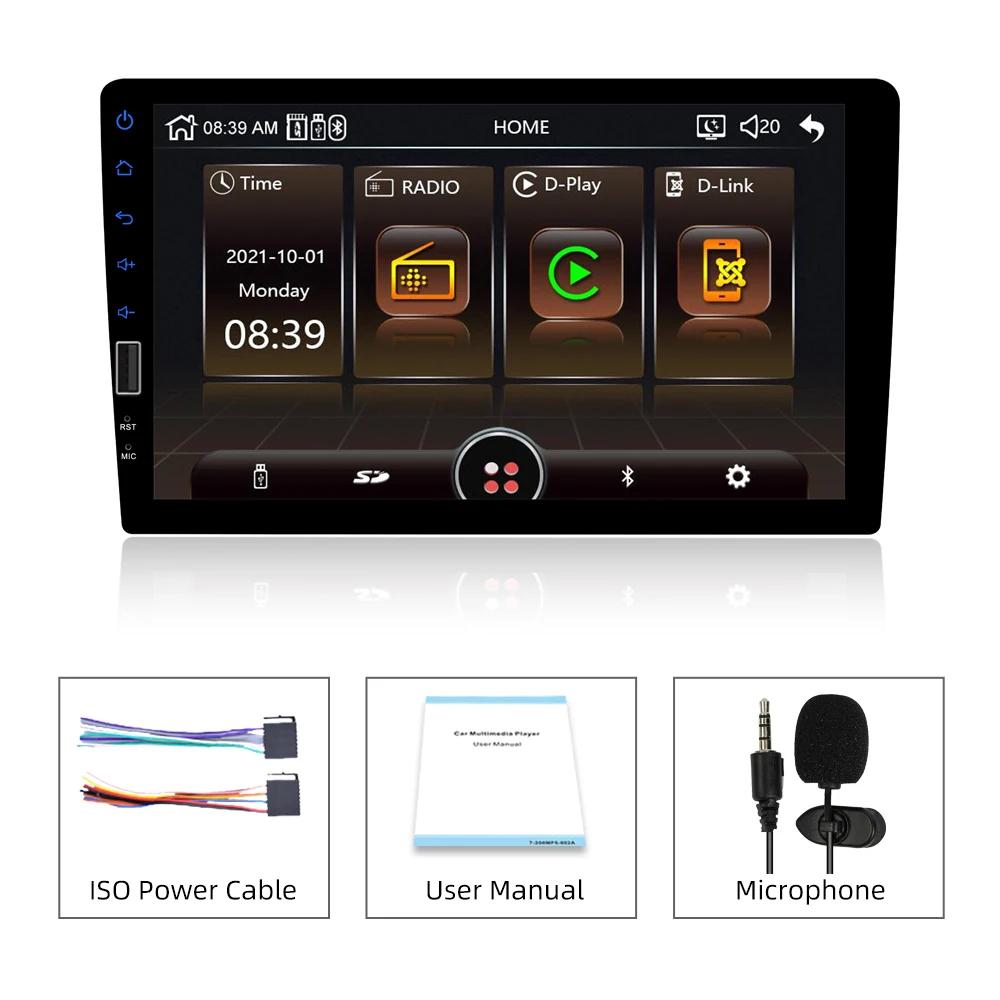 

TOYOUSONIC 9-дюймовый автомобильный радиоприемник Carplay Android Auto Multimedia MP5 Видеоплеер Автомобильная стереосистема FM Bluetooth USB 1 din MP5 Головное устройство