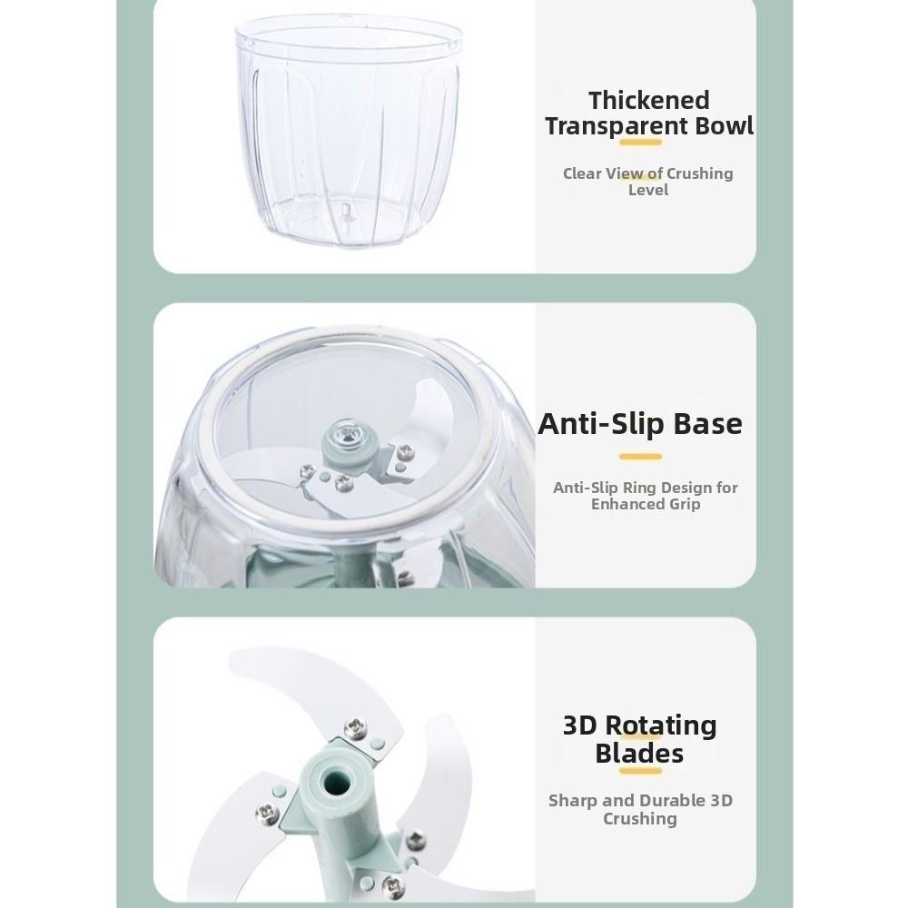 Portable Meat Mincer Easy Clean Garlic Chopper Cooking Accessories Vegetable Onion Cutter Kitchen