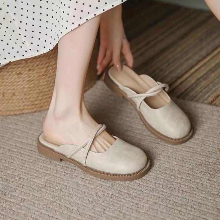 

Весенняя однотонная нескользящая новая женская кожаная обувь, модная элегантная повседневная удобная женская обувь на плоской подошве с круглым носком 40