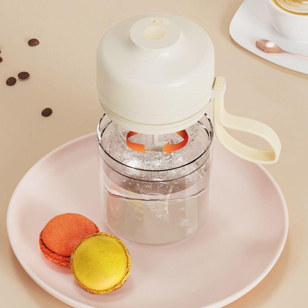 400ml Capacity Automatic Mixing Cup Portable Handle Smart Drink Mixer  Baking Tools
