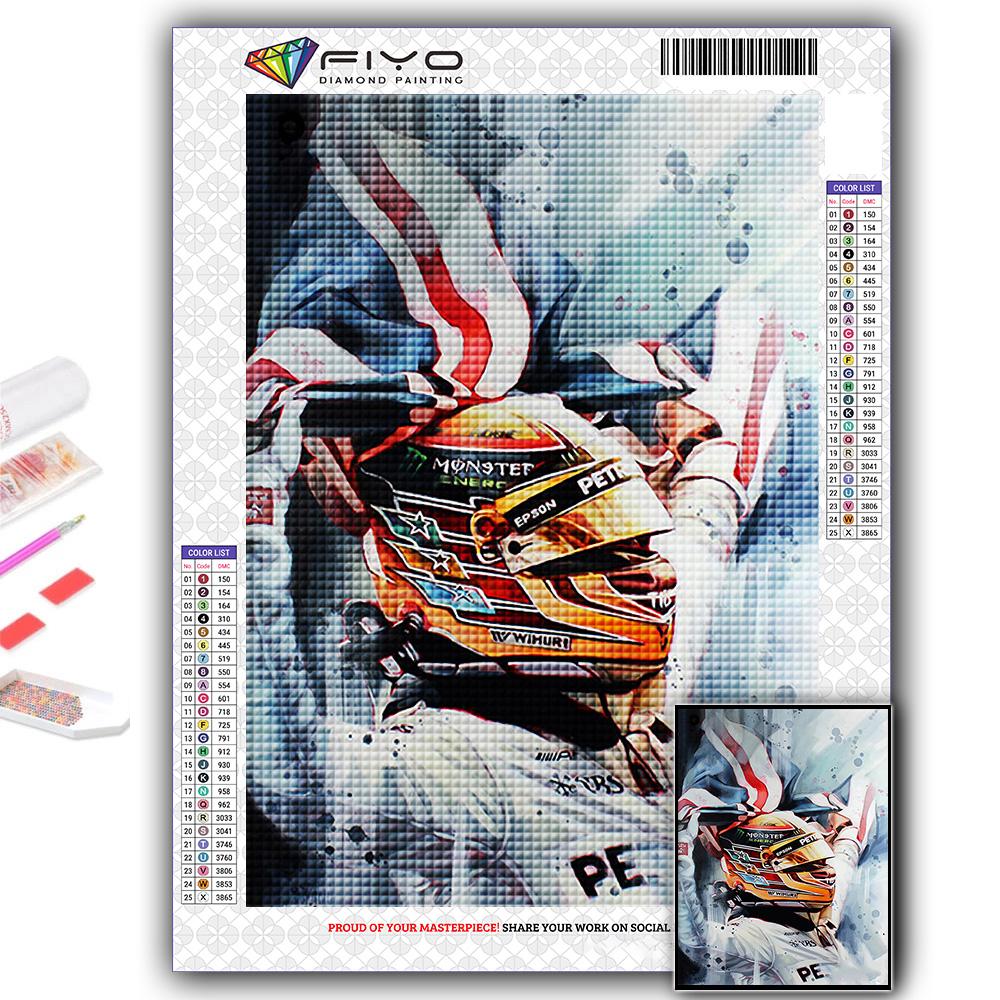 

Полный 5D Diy Алмазная картина F1 Гонщик 5D Алмазная картина