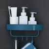 1 st Badrumsförvaringshylla Väggmonterad Duschförvaringsställ Organizer Hörnhyllor Toalett Schampo Kosmetikahållare