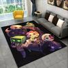 Spiel Dandy Welt Cartoon Rutschfeste Teppichläufer für Wohnzimmer, Schlafzimmer, Spielzimmer, Weicher Teppich Bodenmatte Heimdekor Teppich Zimmer