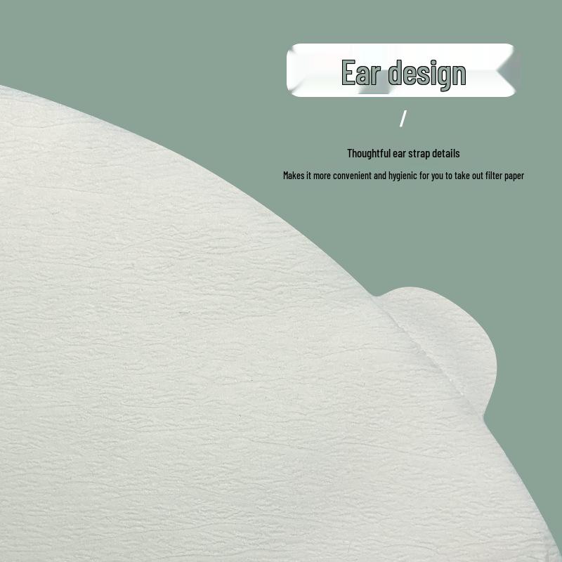 U103 Large Fan-Shaped Coffee Filter Paper for 4-6 People